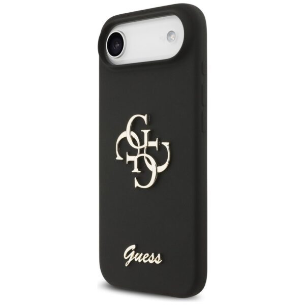 d3c481f88aff1160d34e804f7c330999 GUESS case for IPHONE 17 Air GUHCP17MSC4GSMK (Silicone W/ Big 4G Script) black