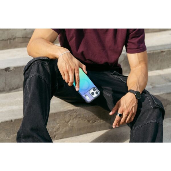 ZAGG case MILAN SNAP compatible with MagSafe for IPHONE 17 Pro Max raven feather