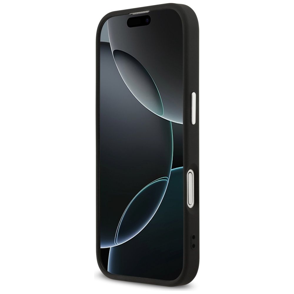 d5a34ed4e2219cf45b43ea1e7c7bbc72 GUESS case for IPHONE 17 compatible with MagSafe GUHMP17SP4TSRCMK (PU 4G W/Triangle Logo SL) black
