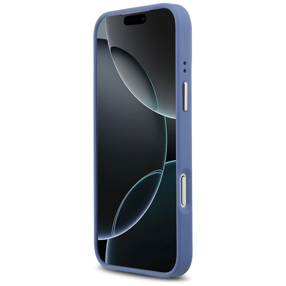d6d3d89ba1c3ff05ef258cd695966117 GUESS case for IPHONE 17 Pro Max compatible with MagSafe GUHMP17XPG4SEMCB (PU W/ 4G Stripe) blue