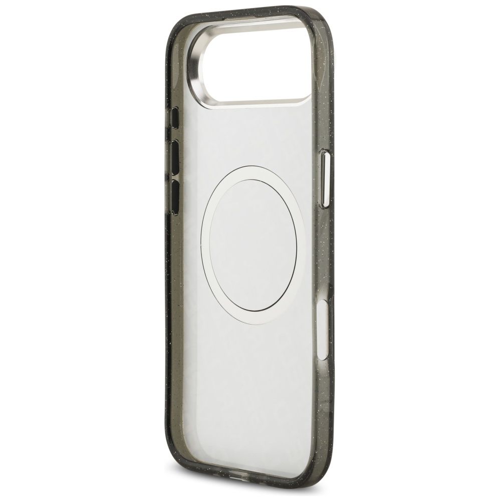 d7419a966ed215e7d4a29df98de11bed KARL LAGERFELD case for IPHONE 17 Air compatible with MagSafe KLHMP17MHMKBKCHOK (IML Glitter K&C Heads Logo) black