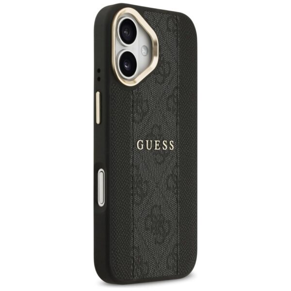 d7d3cd60162a61638a520ece8e40a50d GUESS case for IPHONE 17 compatible with MagSafe GUHMP17SPG4SEMCK (PU W/ 4G Stripe) black