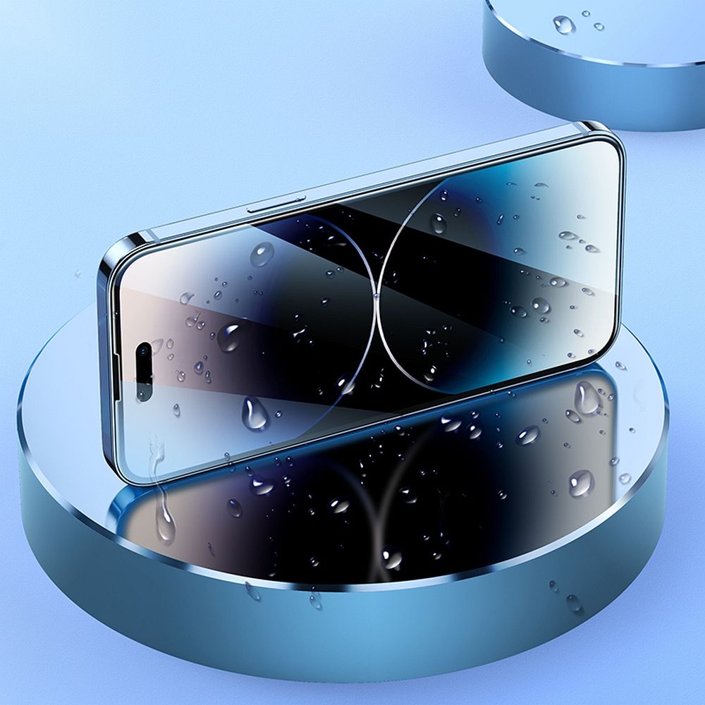 HOCO tempered glass HD 5D Guardian shield (SET 10in1) - for iPhone 14 Pro black (G14)
