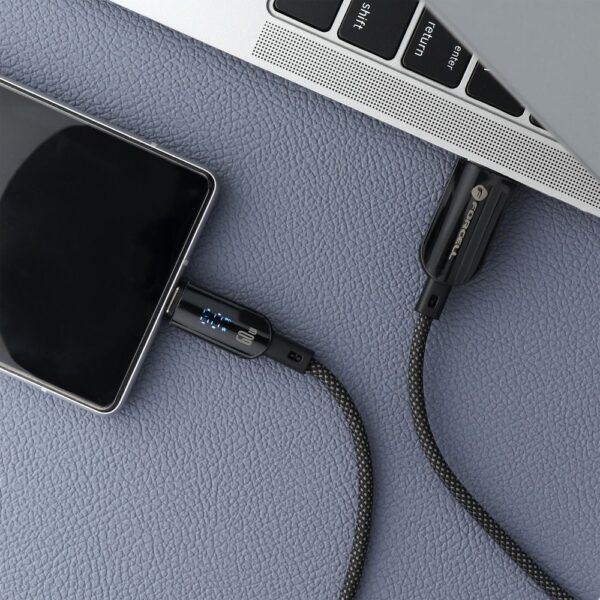 d9c605ee9b2a588ecb85402a19a341cc FORCELL F-ENERGY C272 cable USB A to Type C QC4.0 3A 66W Digital 1,2 m black