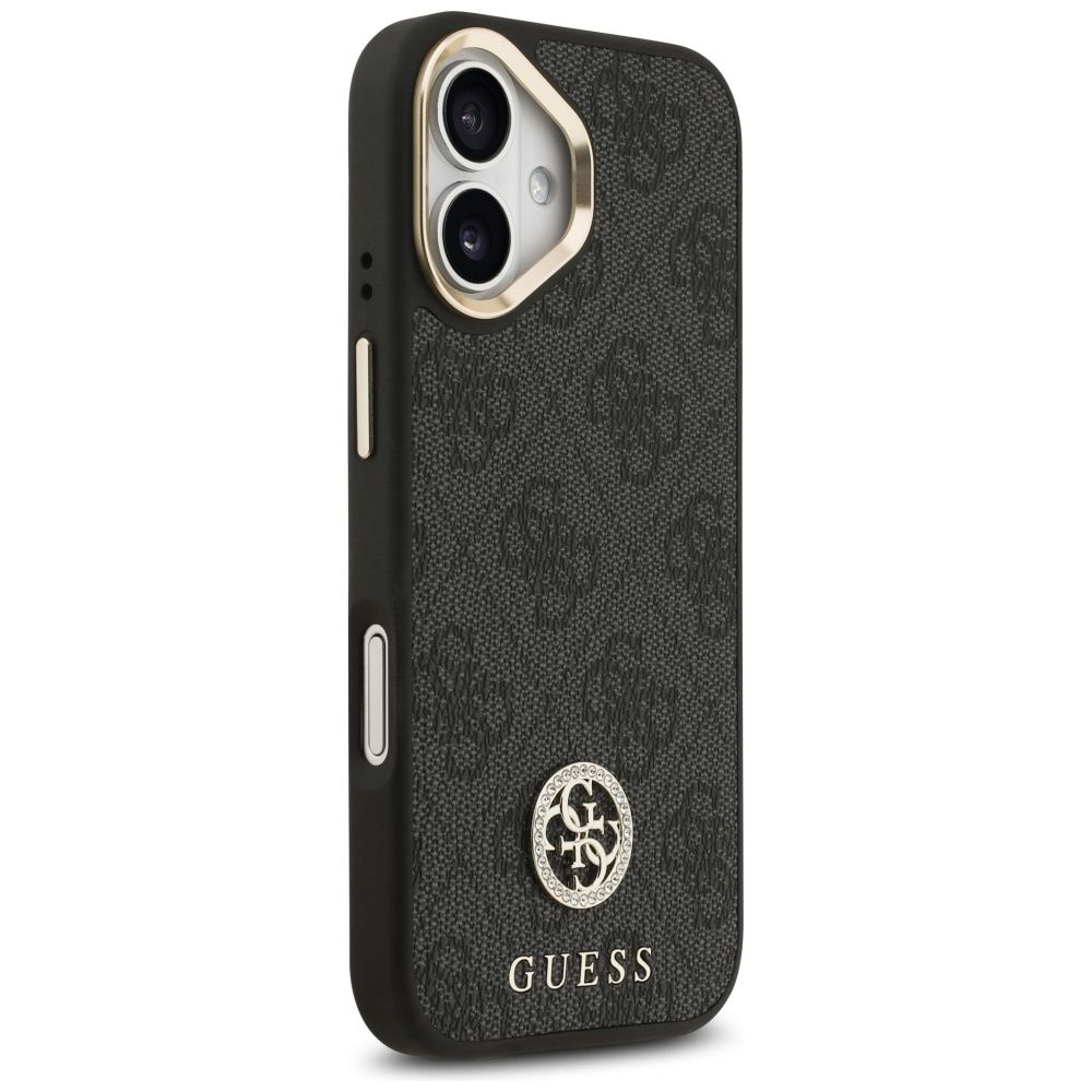 db1878a4842b08148aefa903c4cf99fd GUESS case for IPHONE 17 compatible with MagSafe GUHMP17SP4GRMDEK (PU W/ 4G Strass Logo) black