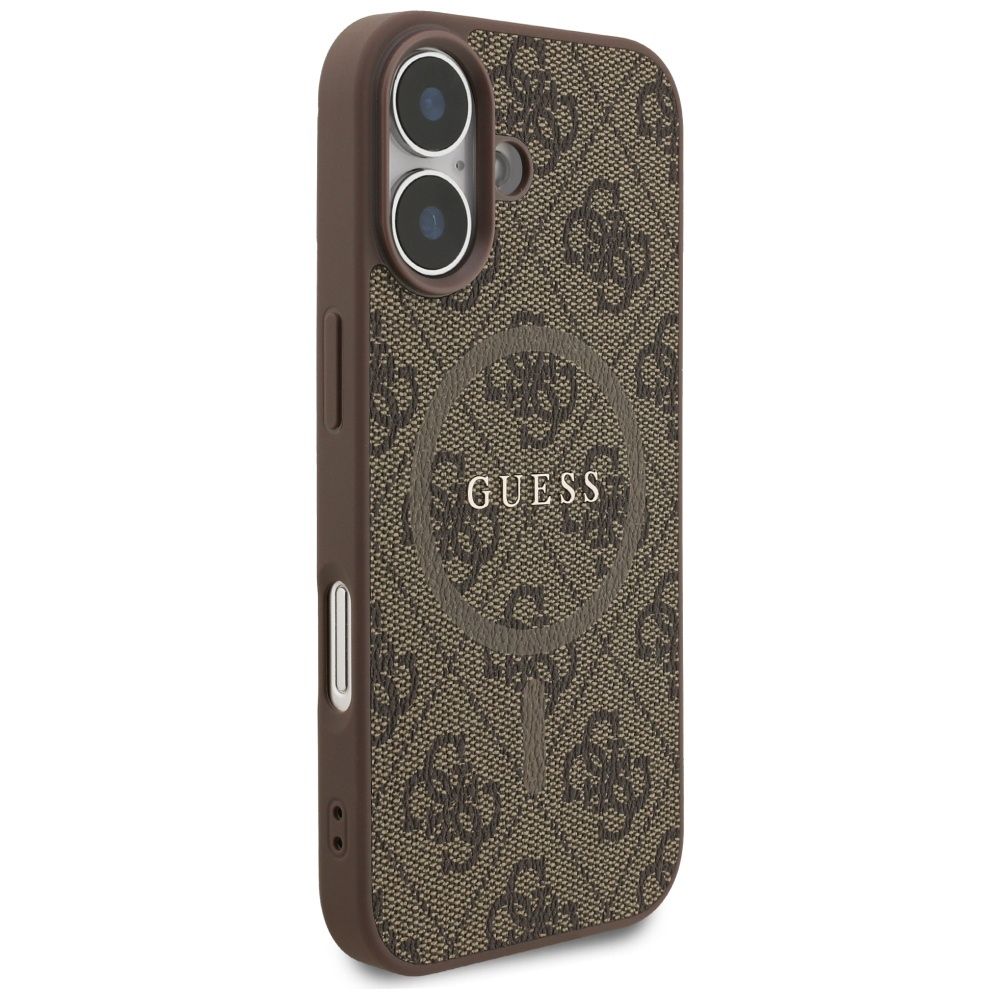 dbd00c789baeff972c5daf9039c067fe GUESS case for IPHONE 17 compatible with MagSafe GUHMP17SG4GFRW (PU 4G Ring Classic Logo) brown