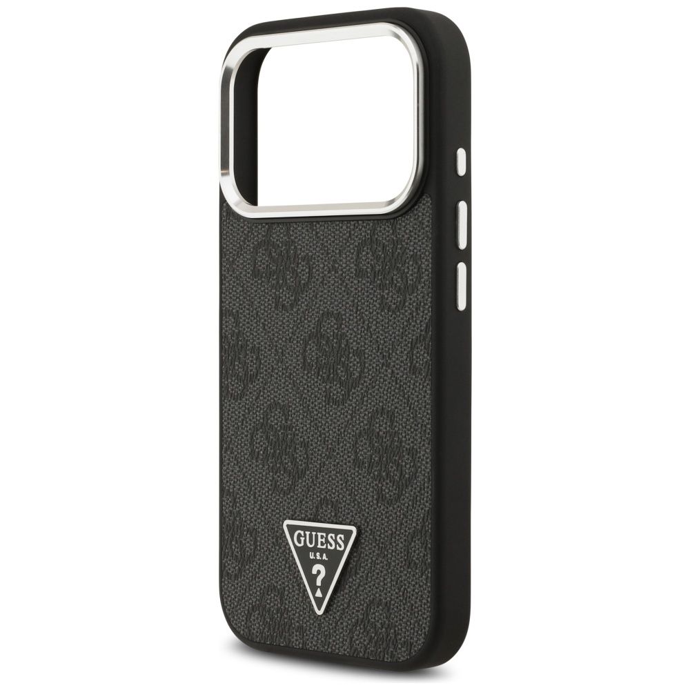 dbd5e9ff515622d26a947c28241a0397 GUESS case for IPHONE 17 Pro compatible with MagSafe GUHMP17LP4TSRCMK (PU 4G W/Triangle Logo SL) black
