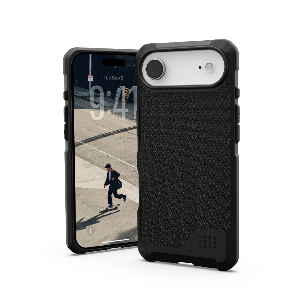 dbf98602fa9a656bf79fa482c7a0a359 UAG Urban Armor Gear case METROPOLIS LT compatible with MagSafe for IPHONE 17 Air Max kevlar black