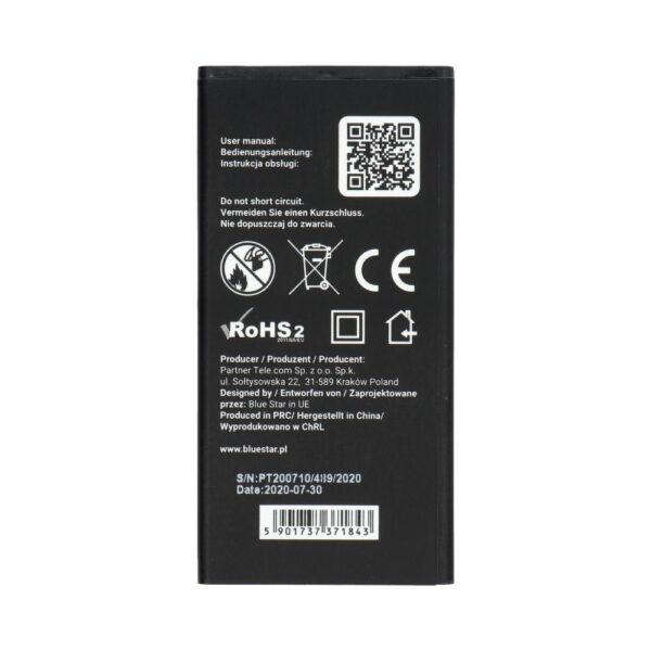 Battery for Huawei Y5 / Y560 / G620 2000 mAh Blue Star