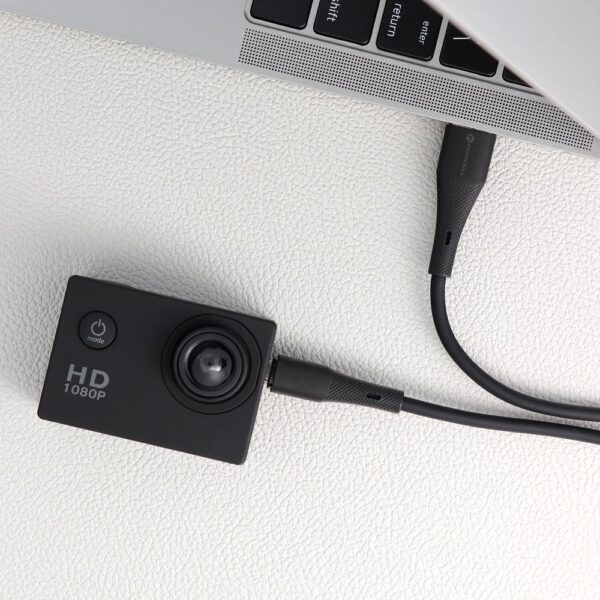 FORCELL F-ENERGY C341 cable USB A to Micro USB QC3.0 2,4A 18W Silicone 1 m black