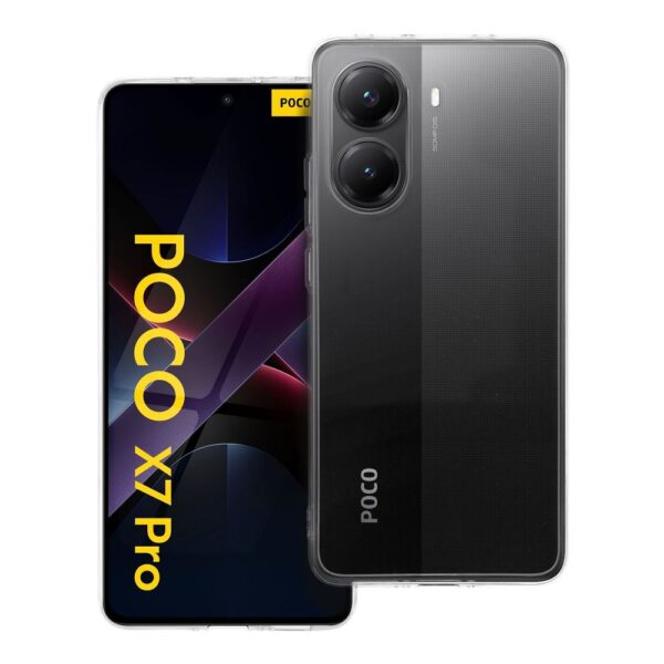 CLEAR Case 2 mm for XIAOMI POCO X7 PRO (camera protection) transparent
