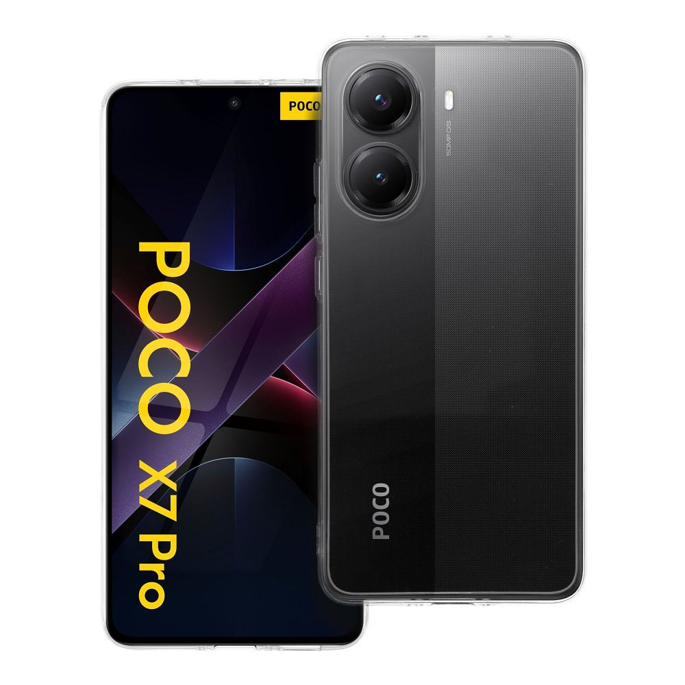 dfaf5d4a8f2edfc2cd6e60e78012afc0 CLEAR Case 2 mm for XIAOMI POCO X7 PRO (camera protection) transparent