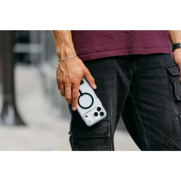 ZAGG case SANTA CRUZ SNAP compatible with MagSafe for IPHONE 17 Pro Max jet black
