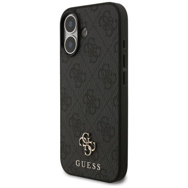 GUESS case for IPHONE 17 compatible with MagSafe GUHMP17SP4SM4MK (PU 4G Small 4G and Classic) black