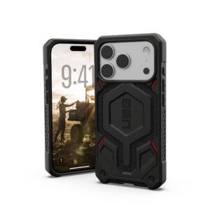UAG Urban Armor Gear case MONARCH PRO compatible with MagSafe for IPHONE 17 Pro kevlar black