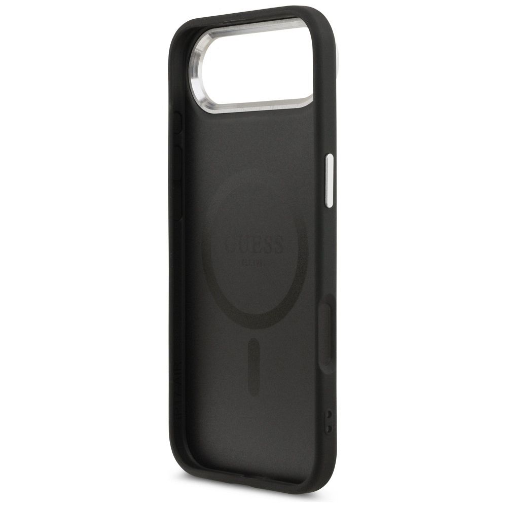 e259be78d1eecd8979f585cd788d10fc GUESS case for IPHONE 17 Air compatible with MagSafe GUHMP17MPSDTSCMK (PU W/ Triangle Logo) black