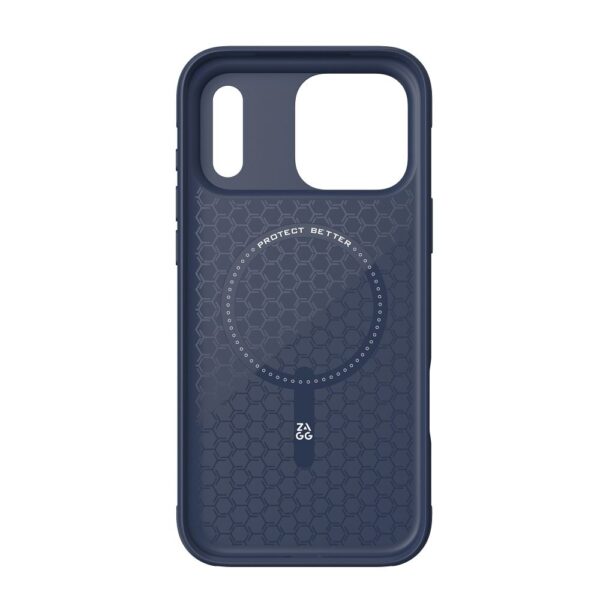ZAGG case LUXE SNAP compatible with MagSafe for IPHONE 17 Pro Max navy