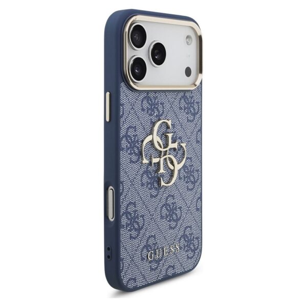 e4a7a6d2c86c46c51108f9b0184da1af GUESS case for IPHONE 17 Pro Max GUHCP17X4GMGCBL (PU W/ Big 4G Classic Logo) gold blue
