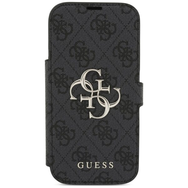 GUESS book case for IPHONE 17 Pro GUBKP17L4GMGGR (PU 4G Metal Logo) black