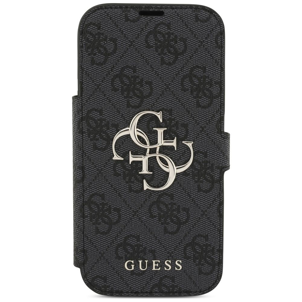 e653637c46b08bbc53be87c09846b2e4 GUESS book case for IPHONE 17 Pro GUBKP17L4GMGGR (PU 4G Metal Logo) black