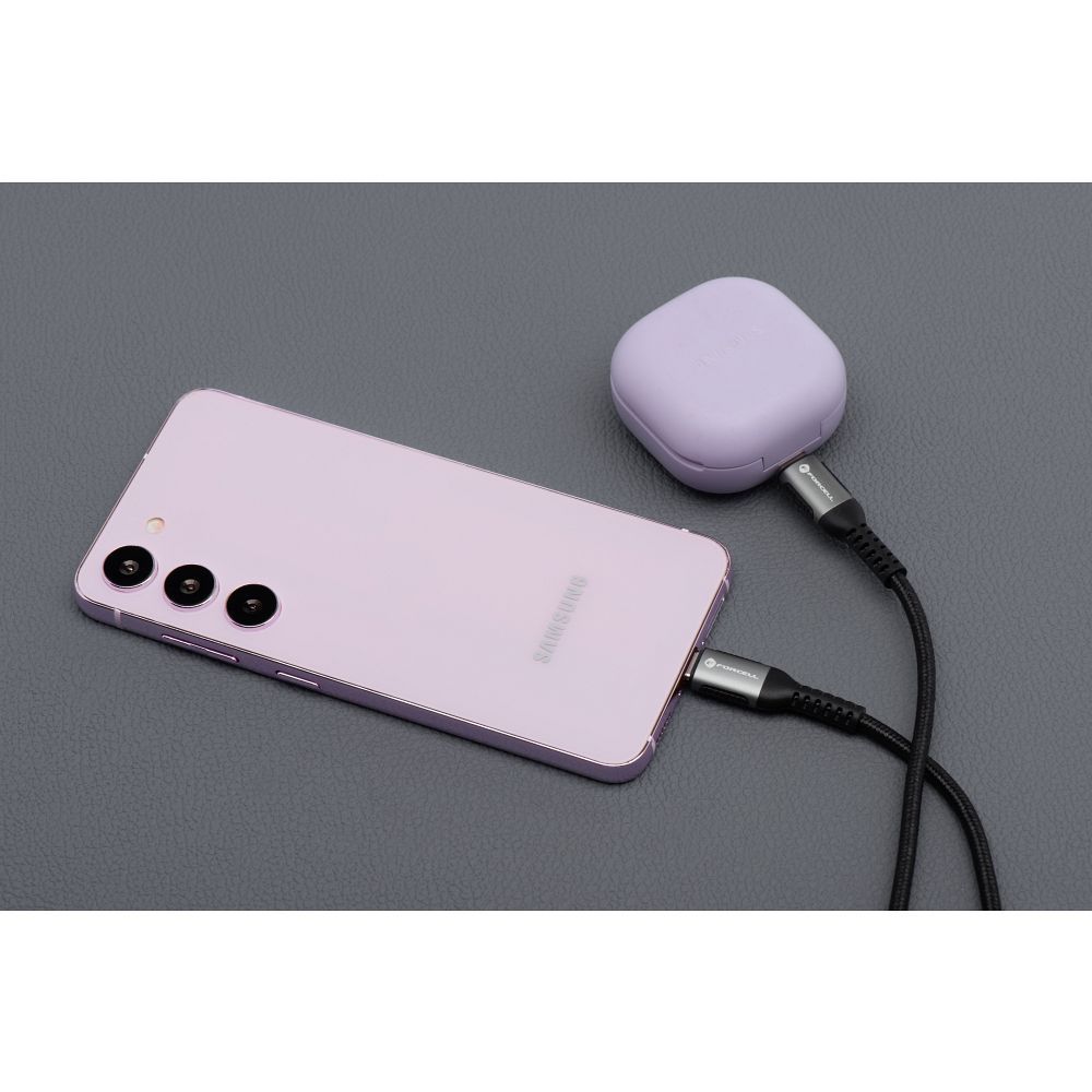 FORCELL F-ENERGY C263 cable Type C to Type C QC4.0 PD 5A 240W Cafule 0,25 m black