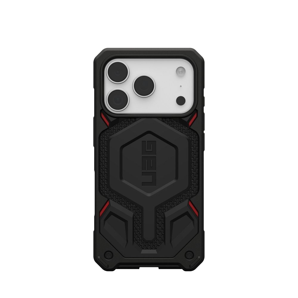 e82e609f5950021919515bc8a9ac66b7 UAG Urban Armor Gear case MONARCH PRO compatible with MagSafe for IPHONE 17 Pro kevlar black