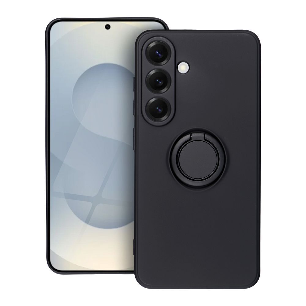 SILICONE RING case for SAMSUNG S25 black