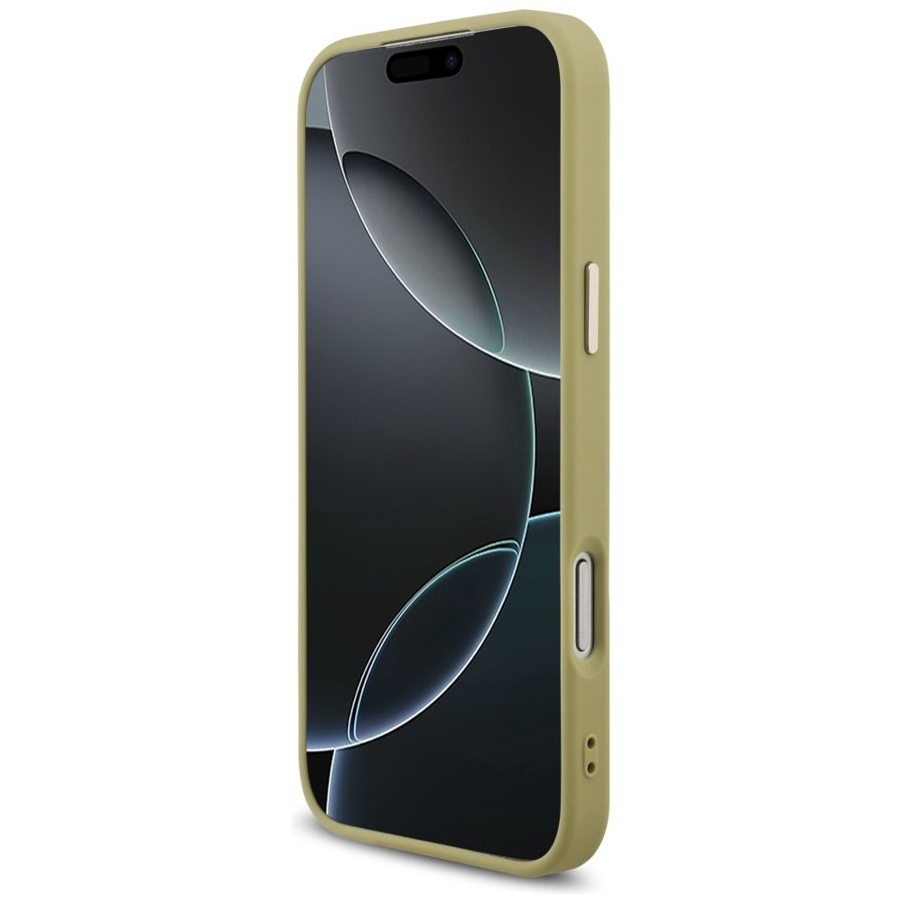 e97168922ecc61f4ca61f0ef69e4b1b8 GUESS case for IPHONE 17 Pro Max GUHCP17XHG4SGCD (Fixed Glitter Big 4G Metal Frame) gold