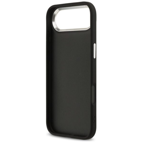 e9c55280e657f2d72186c196824bfb7c GUESS case for IPHONE 17 Air GUHCP17MP4G4SMCK (4G PU Leather Case with Big 4G and Classic Logo and Silver Metal Camera Frame) black