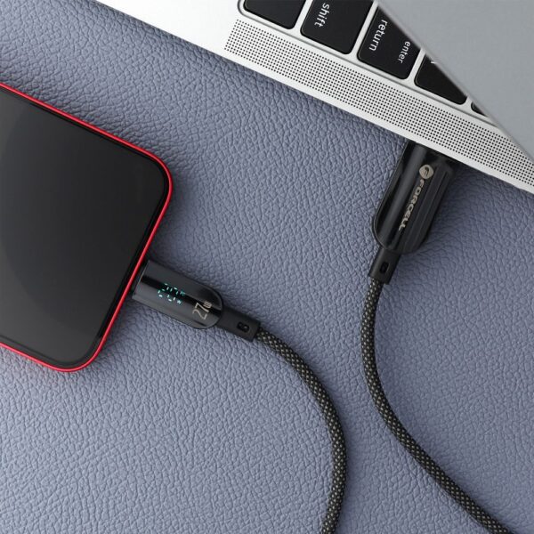 FORCELL F-ENERGY C273 cable USB A to Lightning 2,4A 12W Digital 1,2 m black