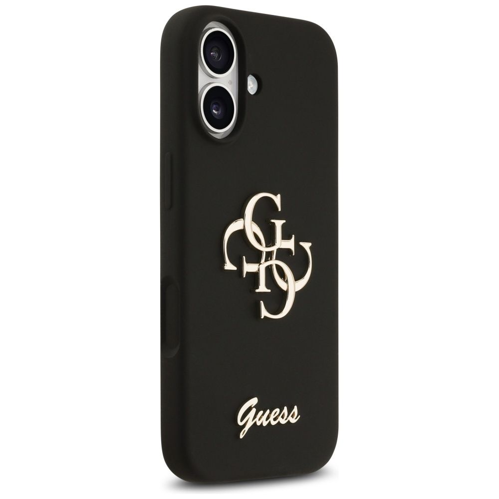 GUESS case for IPHONE 17 GUHCP17SSC4GSMK (Silicone W/ Big 4G Script) black