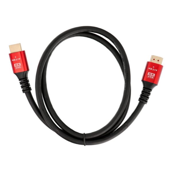 ec64c28562e395431024d835babf94eb Cable HDMI 2.1 Cable 8K 60Hz / 4K 120Hz – Ultra High Speed, HDR, eARC, VRR, 48Gbps 2 m black