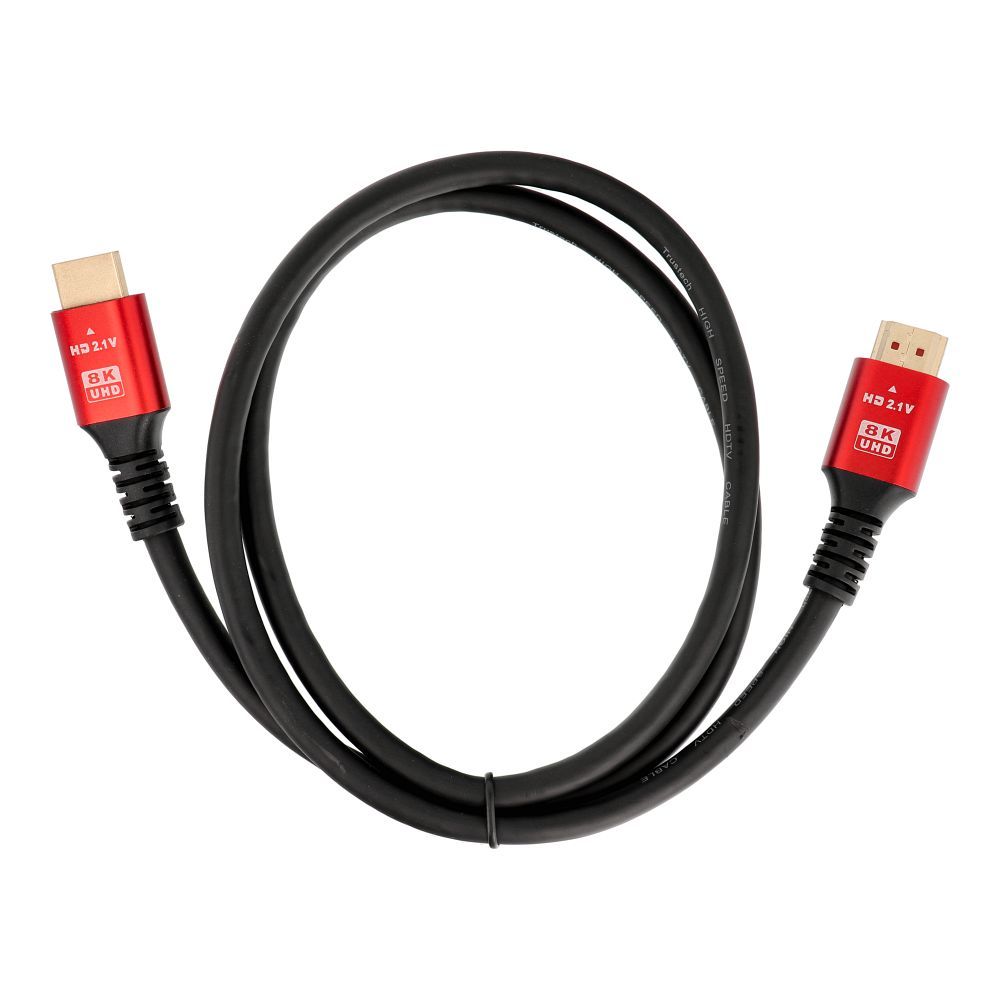 ec64c28562e395431024d835babf94eb Cable HDMI 2.1 Cable 8K 60Hz / 4K 120Hz – Ultra High Speed, HDR, eARC, VRR, 48Gbps 2 m black