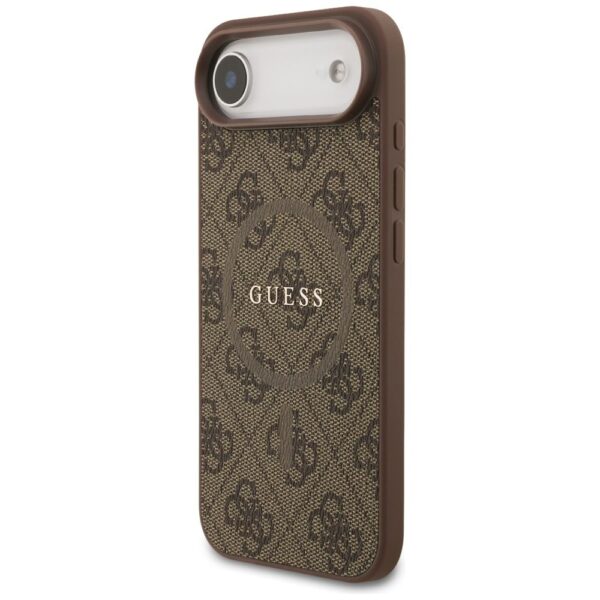 ed04c1053dde22313e7cc76b39aaeb86 GUESS case for IPHONE 17 Air compatible with MagSafe GUHMP17MG4GFRW (PU 4G Ring Classic Logo) brown