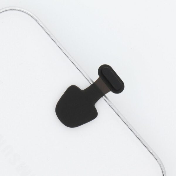 Lightning Charging Socket Cap with Holder black