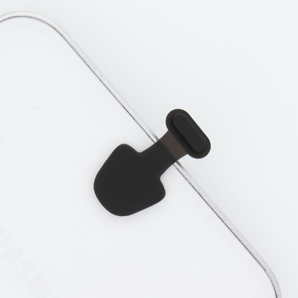 Lightning Charging Socket Cap with Holder black