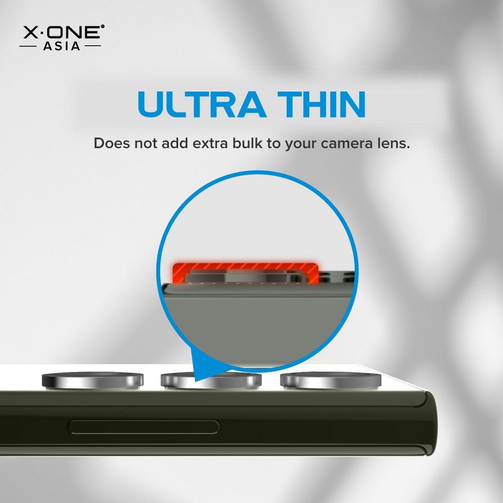 X-ONE Sapphire Camera Armor - for Samsung Galaxy S23/S23 Plus - silver