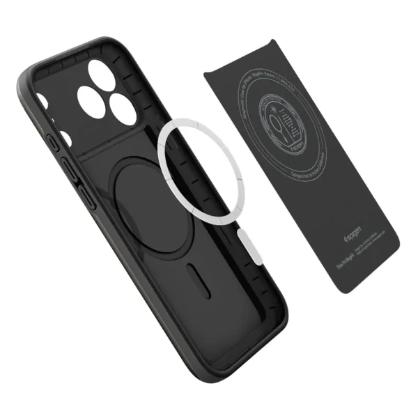 f133cd66c02692e19c11ba16778c81d3 SPIGEN case THIN FIT MAG compatible with MagSafe for IPHONE 17 Pro Max black