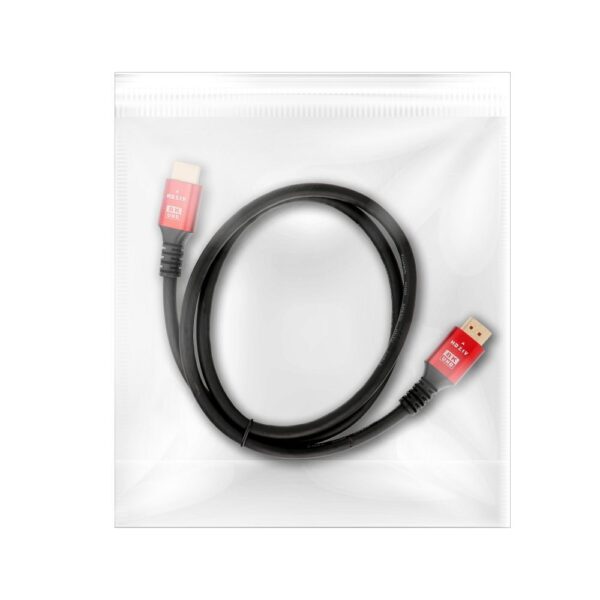 f13e39d4db0e32dbf705009c956b4fb5 Cable HDMI 2.1 8K 60Hz / 4K 120Hz – Ultra High Speed, HDR, eARC, VRR, 48Gbps 1 m black