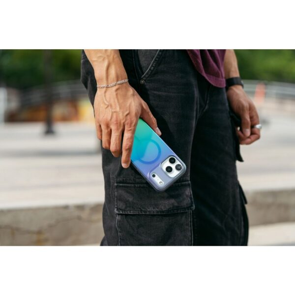 ZAGG case MILAN SNAP compatible with MagSafe for IPHONE 17 Pro Max raven feather