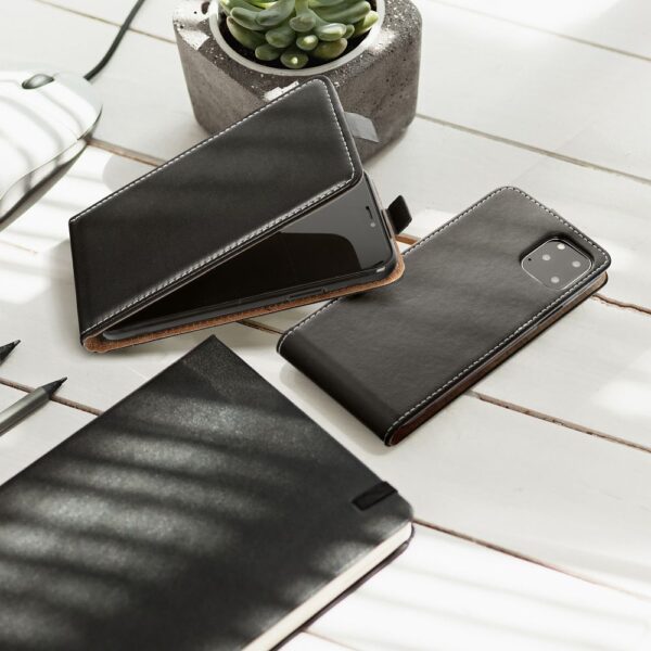 SLIM FLEXI FRESH Flip case for XIAOMI Redmi Note 14 PRO 5G / 14 PRO PLUS 5G black