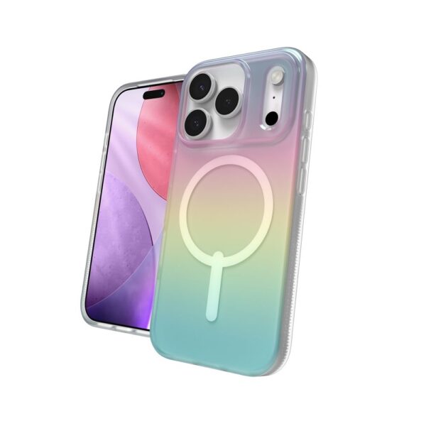 ZAGG case MILAN SNAP compatible with MagSafe for IPHONE 17 Pro iridescent