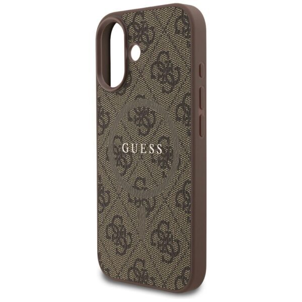 f3979c6e1e63be5de7289331bf044544 GUESS case for IPHONE 17 compatible with MagSafe GUHMP17SG4GFRW (PU 4G Ring Classic Logo) brown