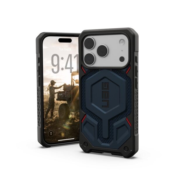 f3ceae2a6590864b034fc2b814893cd6 UAG Urban Armor Gear case MONARCH PRO compatible with MagSafe for IPHONE 17 Pro kevlar mallard
