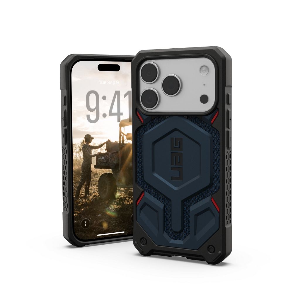 f3ceae2a6590864b034fc2b814893cd6 UAG Urban Armor Gear case MONARCH PRO compatible with MagSafe for IPHONE 17 Pro kevlar mallard