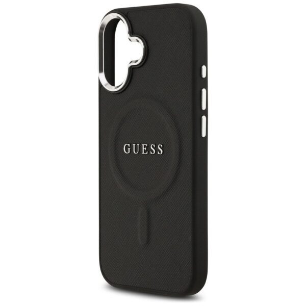 f49708887031b30ea26aed4ca2d75882 GUESS case for IPHONE 17 compatible with MagSafe GUHMP17SPSAREGSK (PU W/ Classic Logo) black