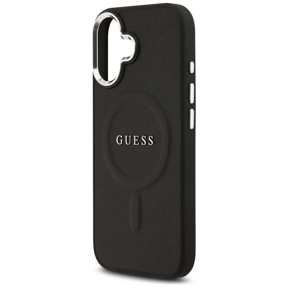 f49708887031b30ea26aed4ca2d75882 GUESS case for IPHONE 17 compatible with MagSafe GUHMP17SPSAREGSK (PU W/ Classic Logo) black