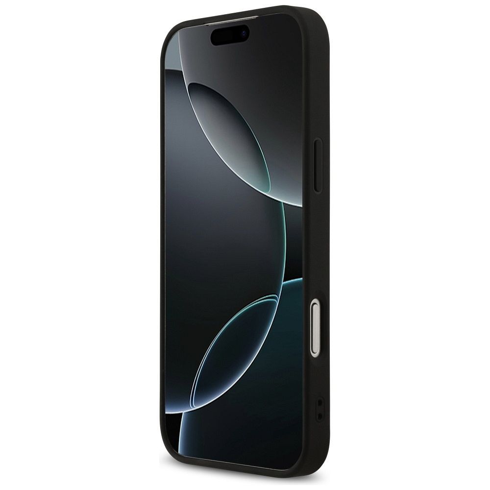 GUESS case for IPHONE 17 Pro Max compatible with MagSafe GUHMP17XP4RPSK (4G Printed Stripes) black