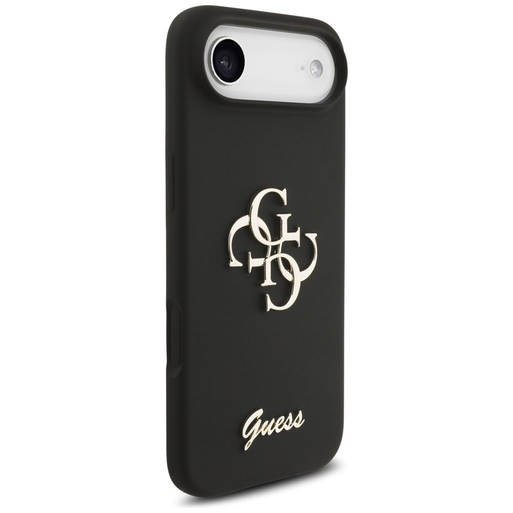 f5cc50c969109b6bd6f94c0e83bb1401 GUESS case for IPHONE 17 Air GUHCP17MSC4GSMK (Silicone W/ Big 4G Script) black