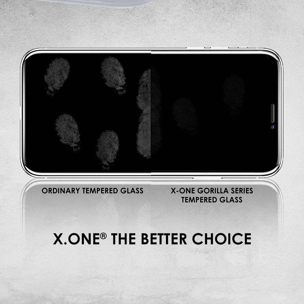 X-ONE Full Cover Extra Strong Matte - for iPhone 15 Pro tempered glass 9H